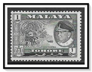 Johore #158 Sultan & Copra MNH