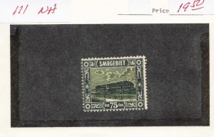 SAAR  111   MNH