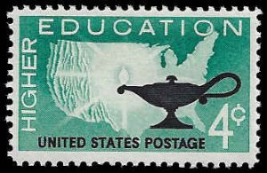 U.S. #1206 MNH; 4c Higher Education (1962)