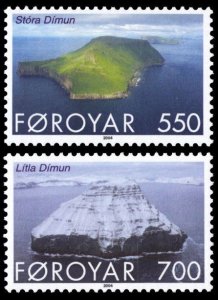 Faroe Islands 2004 Scott #439-440 Mint Never Hinged