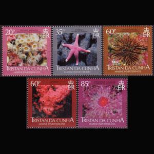 TRISTAN DA CUNHA 2007 - Scott# 827-31 Marine Life 20-85p NH