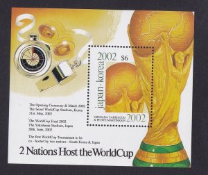 Grenada Grenadines  #2355  MNH  2001  sheet world cup football $6