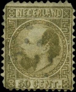 Netherlands Scott #12 Used