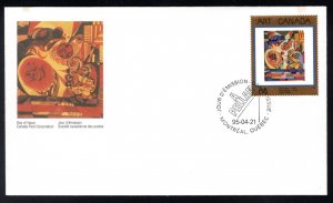 1545, Scott, FDC, Canada, Masterpieces of Canadian Art, 88c, 1995 Apr 21