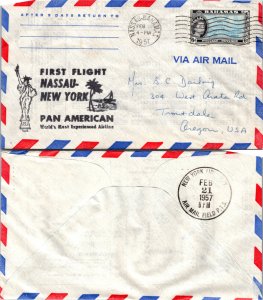Bahamas, First Flight, United States, New York