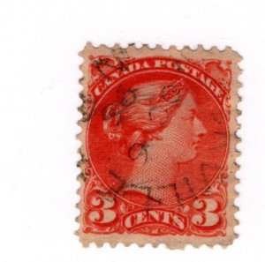Canada #37 - Used - CAT VALUE $1.25