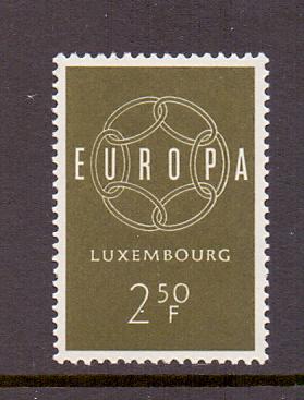 Luxembourg  1959   MNH    Europa    2f.50 green