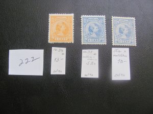NETHERLANDS 1898-1924 HINGED LOT  VF  (222)
