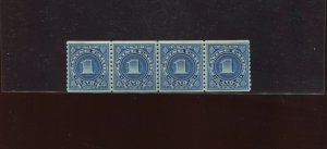 Scott RF26A Playing Cards Revenue Coil Line Strip of 4 Stamps NH (Stock RF26A-6)