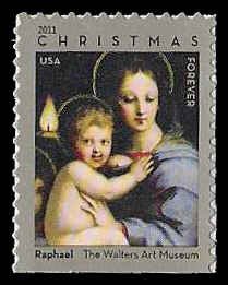 PCBstamps  US #4570 Bk Sgl (44c)Madonna & Child, MNH, (45)