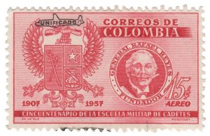 COLOMBIA 1959. AIRMAIL STAMP. SCOTT # C328. USED. # 3