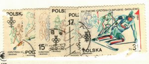 Poland #2617-21 used Olympics