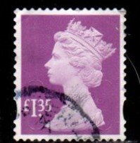 Great Britain - #MH476 Machin Queen Elizabeth II  - Used