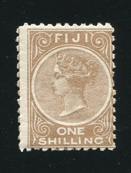 Fiji 44 One Schilling Queen Victoria Mint Hinged Stamp 1881