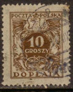 Poland  #J72  used  (1924)