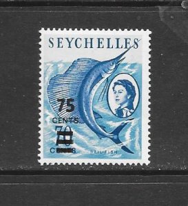 FISH - SEYCHELLES #217 SAILFISH MNH