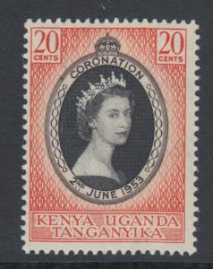 XG-L590 BRITISH KUT - Coronation, 1953 Queen Elizabeth II MNH Set
