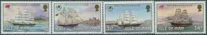 Isle of Man 1988 SG385-388 Manx Sailing Ships set MNH