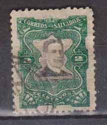 EL SALVADOR  STAMP,USED  2 CENTAVOS, FIGUEROA  1910 #HA3