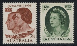 Australia Scott 351-352 Mint never hinged.