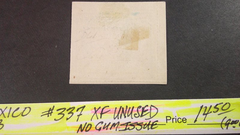 Mexico 1913 Classic Scott# 337 Unused/No Gum Issue XF