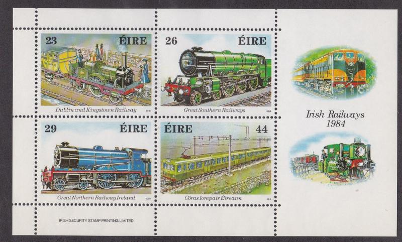 Ireland # 584a, Irish Railways, Locomotives, NH, 1/2 Cat.