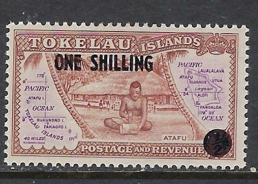 Tokelau Is 5 MNH 1956 Surcharge (ap8798)