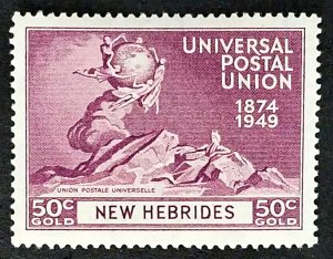 New Hebrides French #82 MVLH FVF CV $6.75   …......................(XSCC)