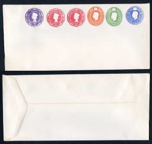 ESCP880 KGVI and QEII Five Colour Stamp To Order Envelope