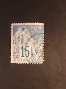 French Colonies #51               Used