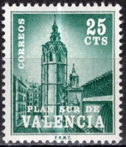 Spain: Valencia 1966;  SW. # 4 ,  MNH Single Stamp