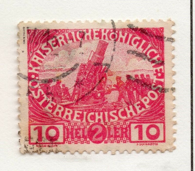 Austria 1915 Early Issue Fine Used 10h. NW-43604