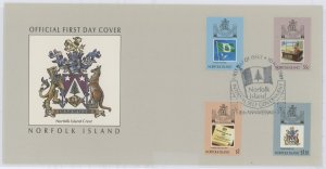 Norfolk Island 457-460 1989 Self Government 10th Anniversary. U/A FDC.