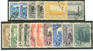 Peru #356-369/371-372 Used Single