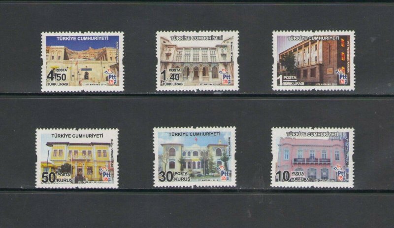 TURKEY:+BUY NOW+ Sc 3483-88 / **VARIOUS POST OFFICES ** / SET OF 6  / MNH.