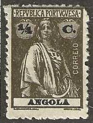 Angola 156,MH, (old Scott # 118), corner fault, 1924 (a666)