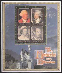 Grenada 2996a-d Monarchs Mint NH