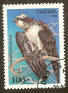 Tanzania 1281 100sh Pandon Hallaetus Raptors cto og nh