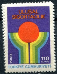 Turkey Sc#2023 MNH, 110k vio & multi, Ataturk reforms 3v (1975)