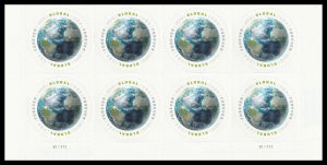 US 4740 Earth global F plate block 8 L MNH 2013