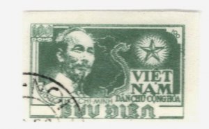 1951 North Vietnam Sc# 2 - Ho Chi Minh - Used postage stamp