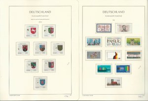 Germany Stamp Collection on 24 Hingless Lighthouse Pages, 1993-1996, JFZ