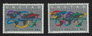 UN New York Conference on Trade and Development 2v 1994 MNH SG#663-664