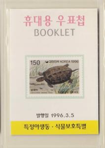 KOREA, SOUTH, 1996 Protection Wildlife & Plants pair of booklets, 10 x 150w each