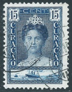 Netherlands Antilles (Curacao), Sc #99, 15c Used