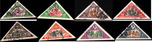 Lithuania #C55-C62, Complete Set(8), 1932, Used, CTO