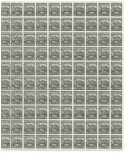 #809 – 1938 4 1/2c Franklin – Presidential Series – MNH OG Sheet