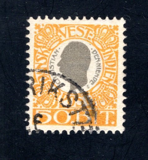 Danish West Indies #36,  VF,  Used,   CV $10.00 ....1630036