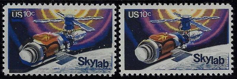 1529 - Multiple Color Shift Error / EFO Space Skylab Mint NH