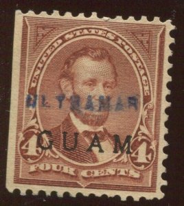 Guam 4S Variety ULTRAMAR Portuguese Specimen Overprint Mint Stamp  BX4955